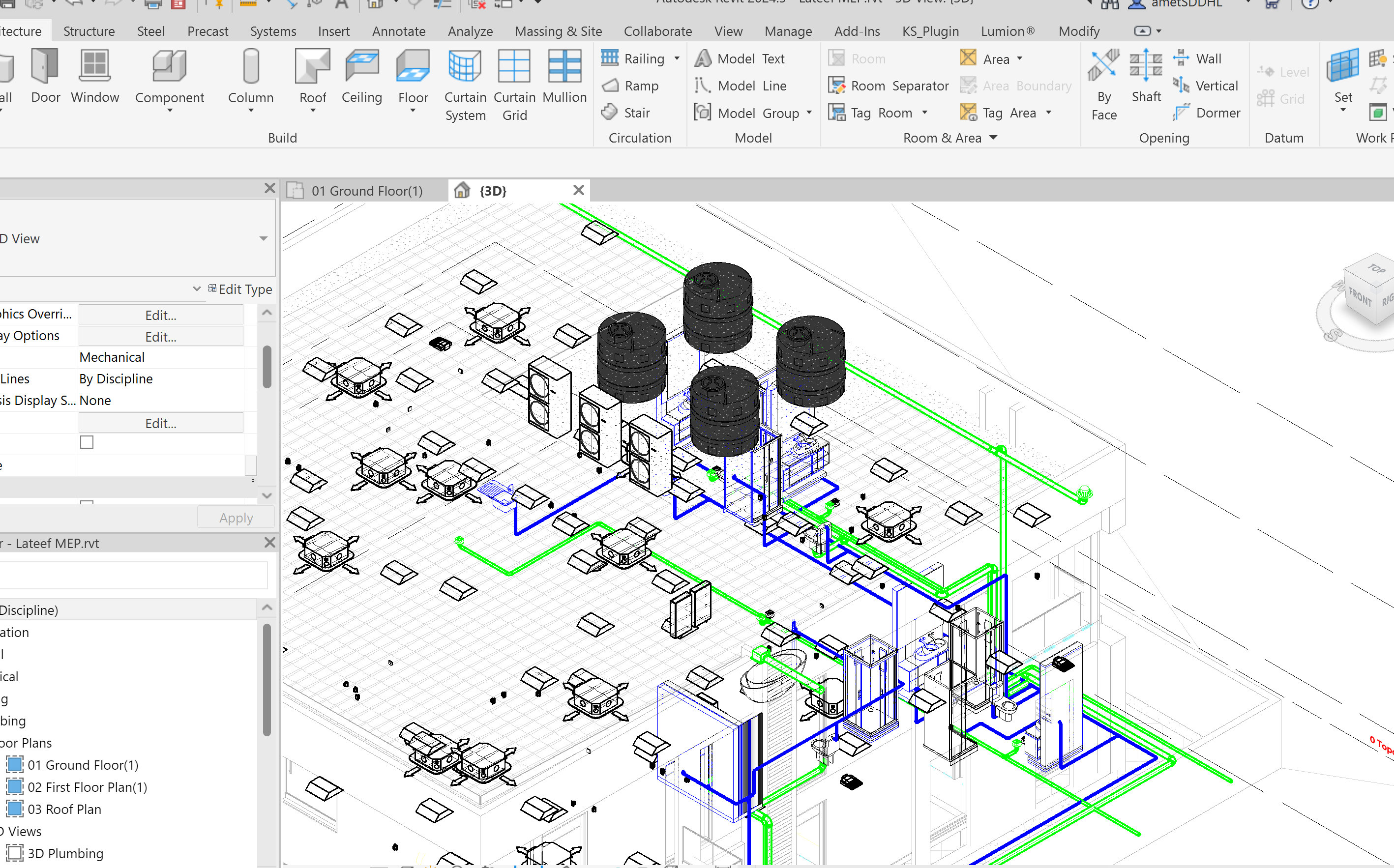Mechanical, Electrical and Plumbing Design with Revit